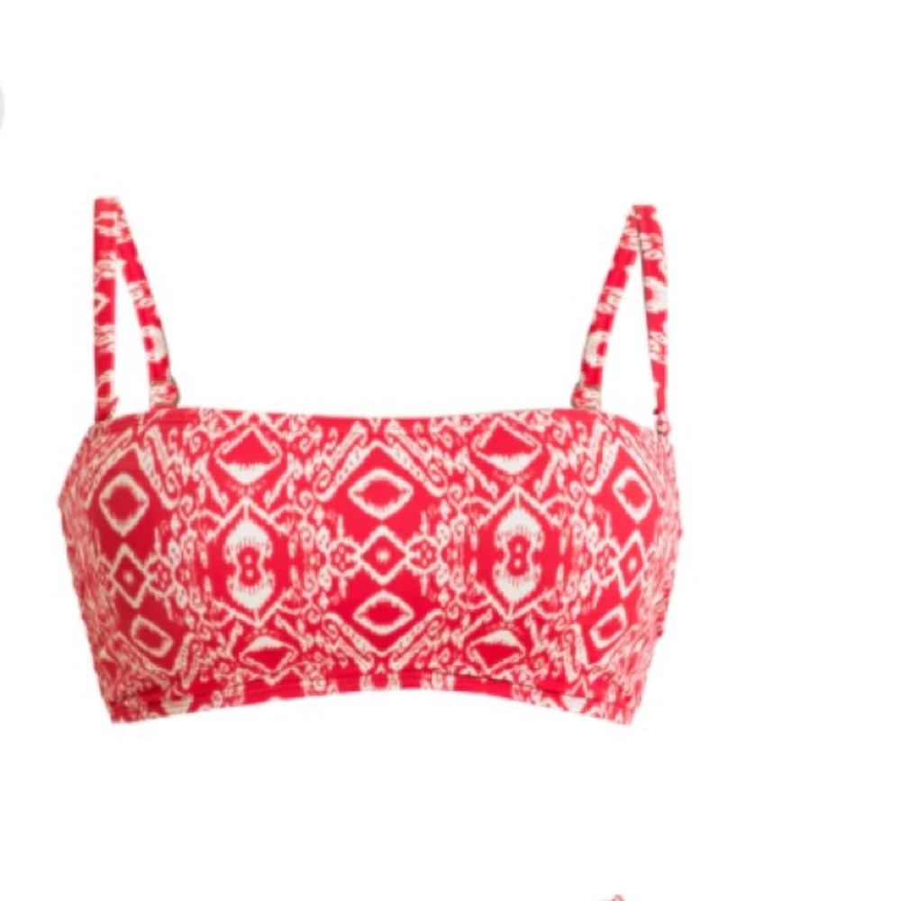 NWT Hermoza Ita Top Crisscross Strapless Bikini Top Size 8